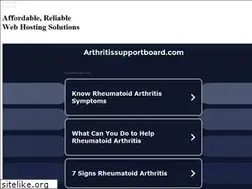 Sites similar to arthritissupportboard.com