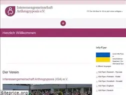 Sites similar to arthrogryposis.de