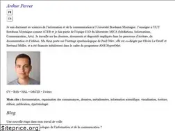 Sites similar to arthurperret.fr