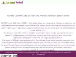 Sites similar to artichokefestival.org