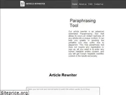 Sites similar to article-rewriter-tool.com