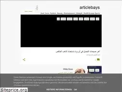 Sites similar to articlebays.blogspot.com