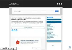 Sites similar to articlecede.com