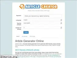 Sites similar to articlecreator.fullcontentrss.com