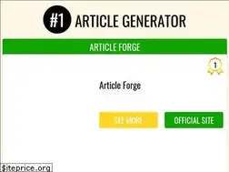 Sites similar to articlecreatorsoftware.xyz