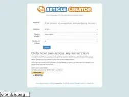 Sites similar to articlefinders.com