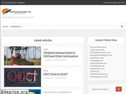 Sites similar to articlegallery.us