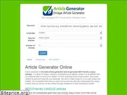 Sites similar to articlegenerator.net