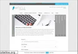 Sites similar to articlegenerator.org