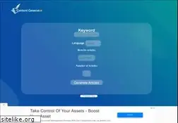 Sites similar to articlegeneratoronline.com