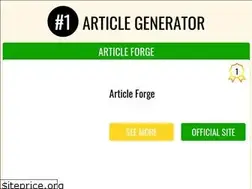 Sites similar to articlegeneratorsoftware.xyz