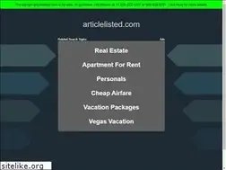 Sites similar to articlelisted.com