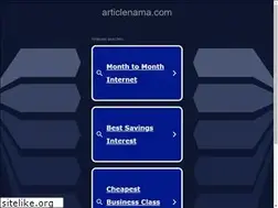 Sites similar to articlenama.com