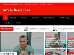 Sites similar to articleresources.net