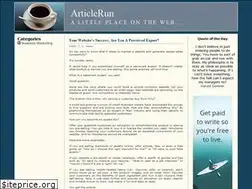 Sites similar to articlerun.com