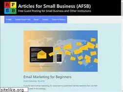 Sites similar to articles4smallbusiness.com