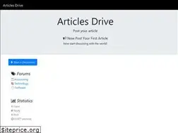 Sites similar to articlesdrive.com