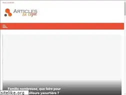 Sites similar to articlesenligne.com