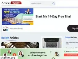 Sites similar to articlesfactory.com