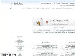 Sites similar to articleside.com