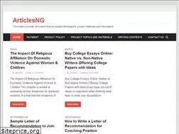 Sites similar to articlesng.com
