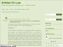 Sites similar to articlesonlaw.wordpress.com