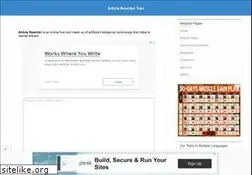 Sites similar to articlesrewriter.com