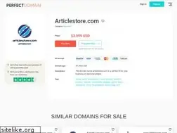 Sites similar to articlestore.com