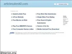 Sites similar to articlesubmit2.com