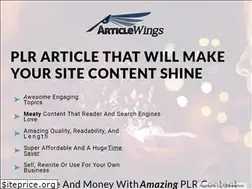 Sites similar to articlewings.com