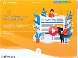Sites similar to articlewinning.com