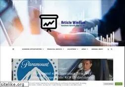 Sites similar to articlewisdom.com