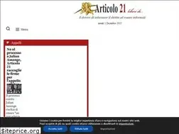 Sites similar to articolo21.info