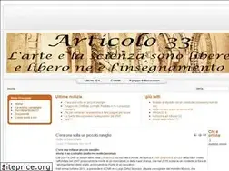 Sites similar to articolo33.it