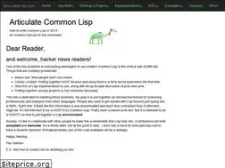 Sites similar to articulate-lisp.com