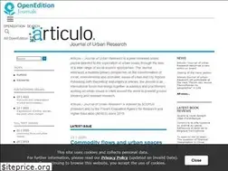 Sites similar to articulo.revues.org