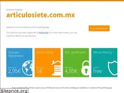 Sites similar to articulosiete.com.mx
