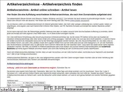 Sites similar to artikelverzeichnisse.com