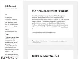 Sites similar to artinformant.com