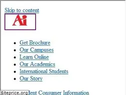 Sites similar to artinstitutes.edu