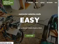 Sites similar to artisancontractorwebsites.com