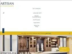 Sites similar to artisancustomclosets.com