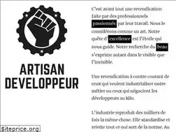 Sites similar to artisandeveloppeur.fr
