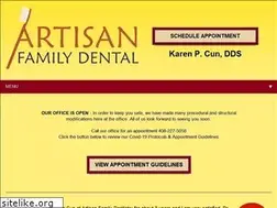 Sites similar to artisanfamilydental.com