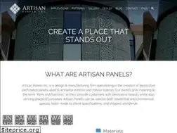 Sites similar to artisanpanels.com