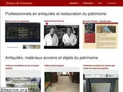 Sites similar to artisansdupatrimoine.fr