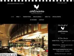 Sites similar to artisansrestaurant.com