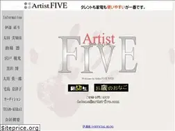 Sites similar to artist-five.com