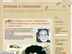 Sites similar to artistasoguerreras.blogspot.com