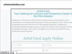 Sites similar to artistcardonline.com
